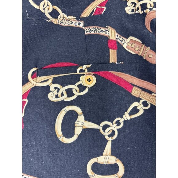 Women’s EP Pro Size 6 Black Skort with Chain Pattern - Picture 3 of 4